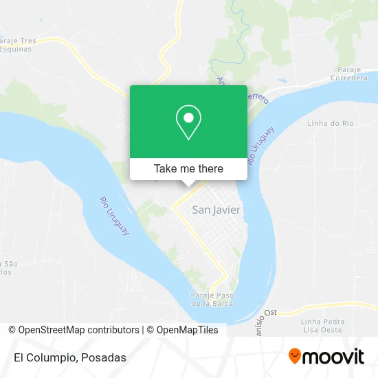 El Columpio map