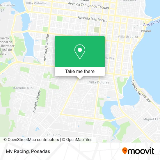 Mv Racing map