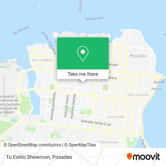 Tu Estilo.Showroon map