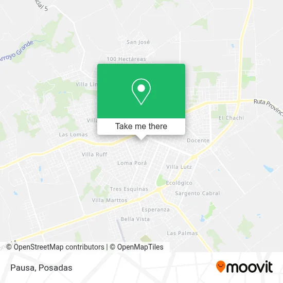 Pausa map