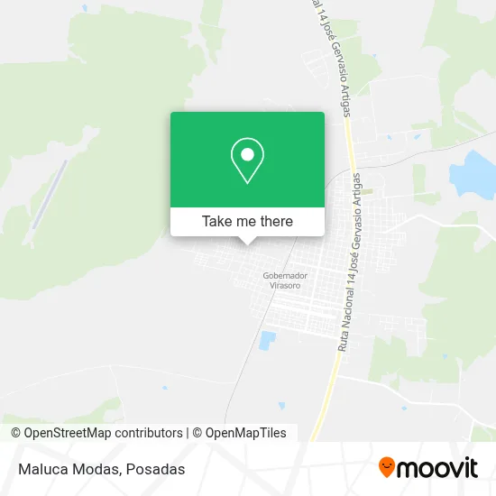 Maluca Modas map