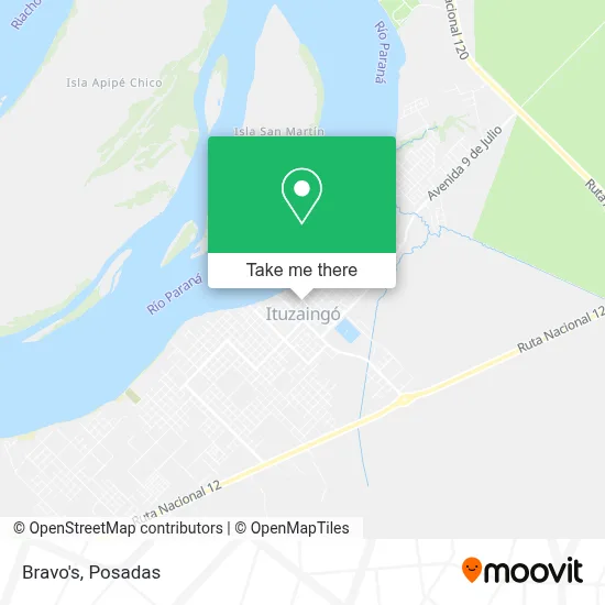Bravo's map