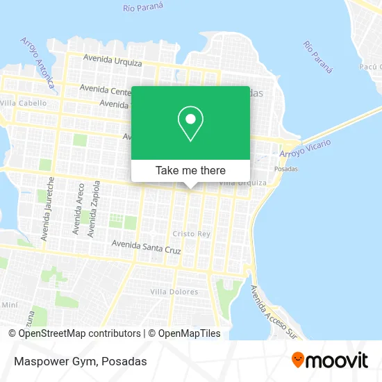 Maspower Gym map