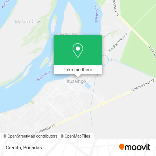 Creditu map
