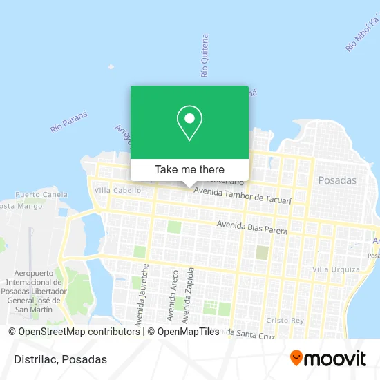 Distrilac map