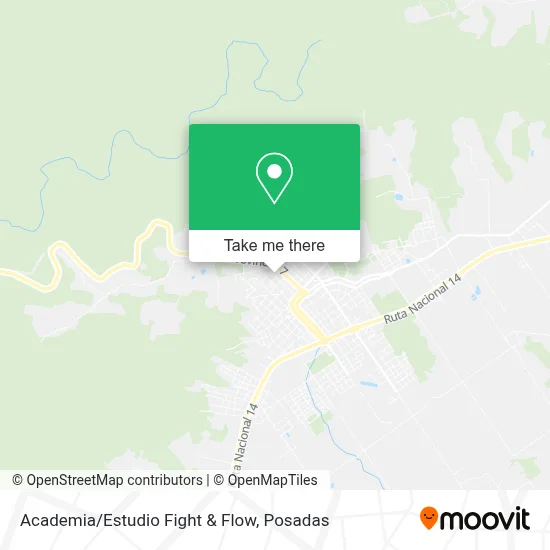 Academia/Estudio Fight & Flow map