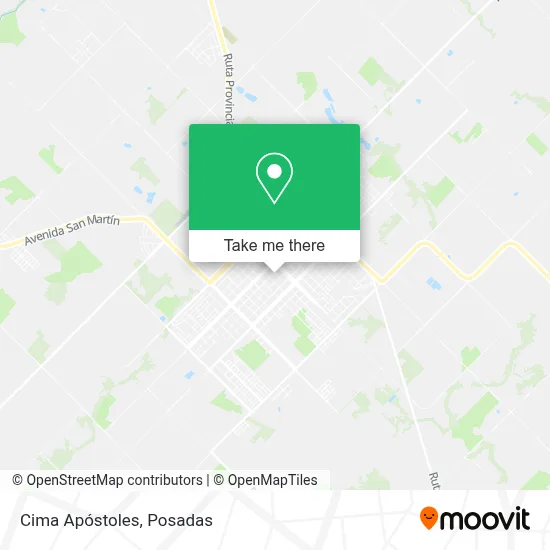 Cima Apóstoles map
