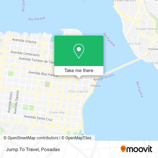Jump To Travel map