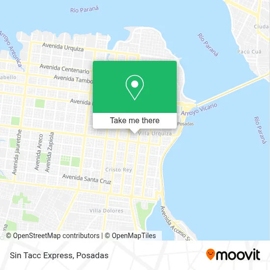 Sin Tacc Express map