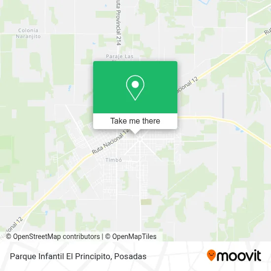 Parque Infantil El Principito map