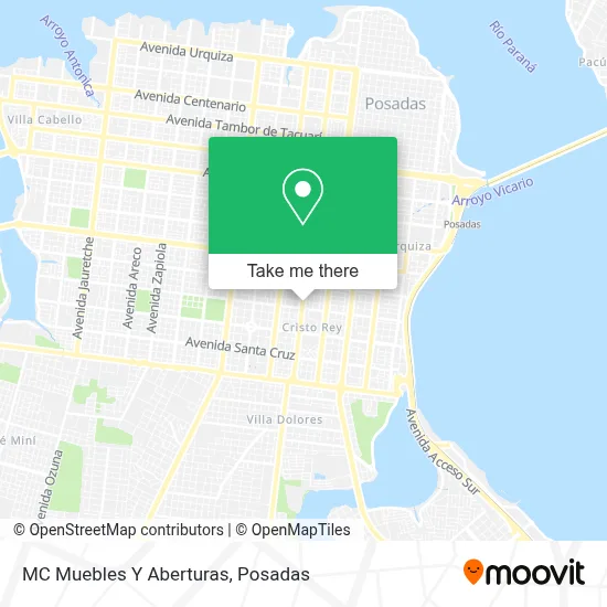MC Muebles Y Aberturas map
