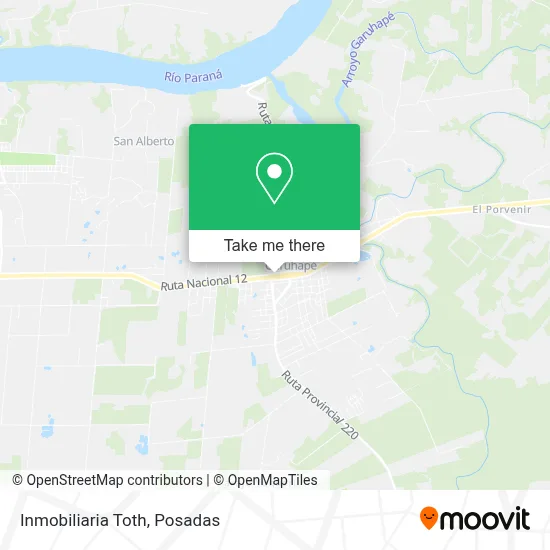 Inmobiliaria Toth map