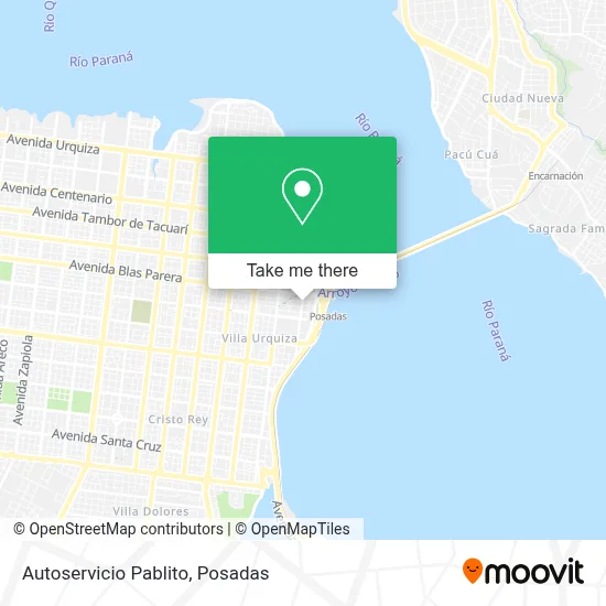 Autoservicio Pablito map