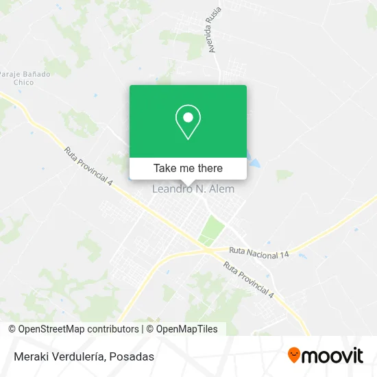 Meraki Verdulería map