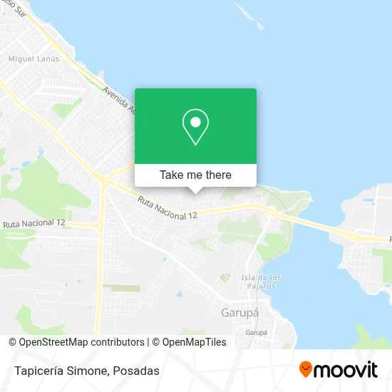 Tapicería Simone map