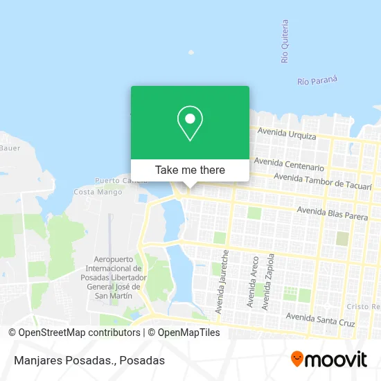 Manjares Posadas. map