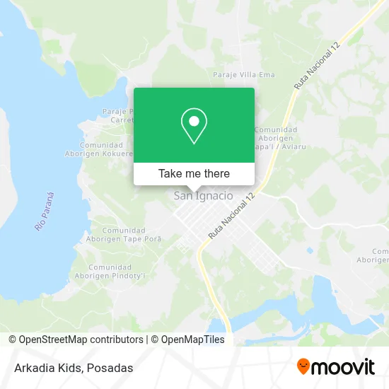 Arkadia Kids map