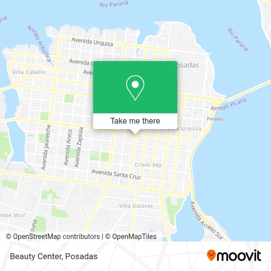 Beauty Center map