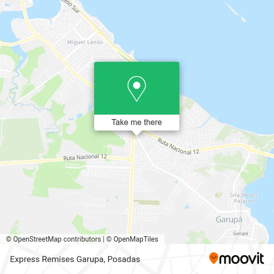 Express Remises Garupa map