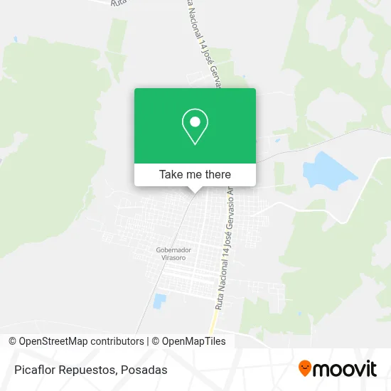 Picaflor Repuestos map