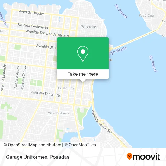 Garage Uniformes map