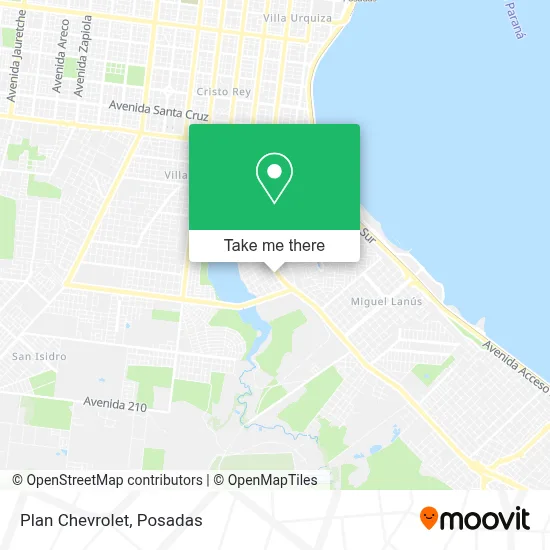 Plan Chevrolet map