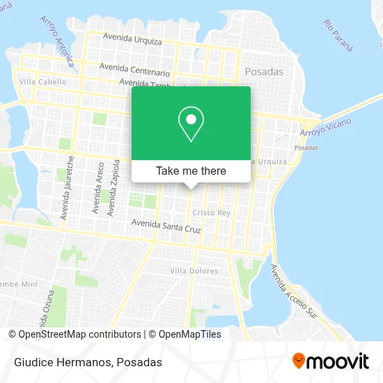 Giudice Hermanos map