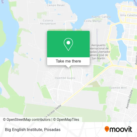 Big English Institute map