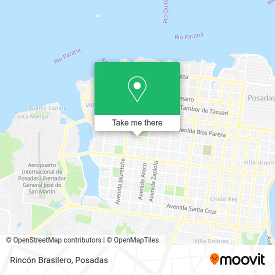 Rincón Brasilero map