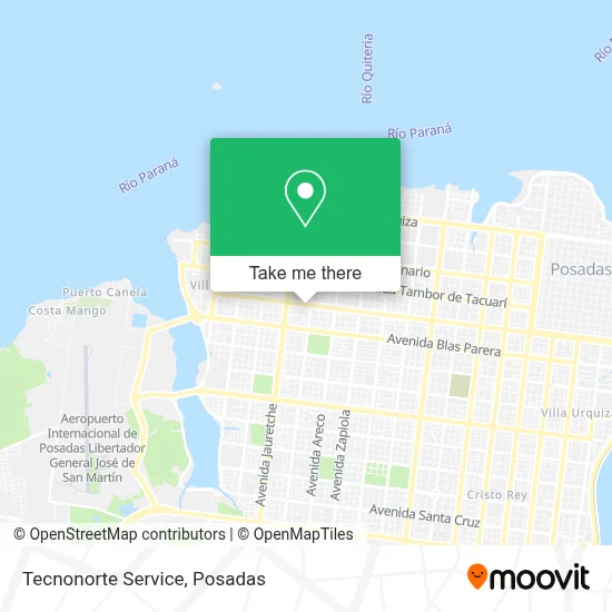 Tecnonorte Service map