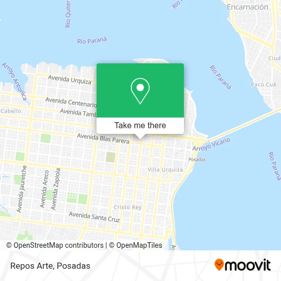 Repos Arte map