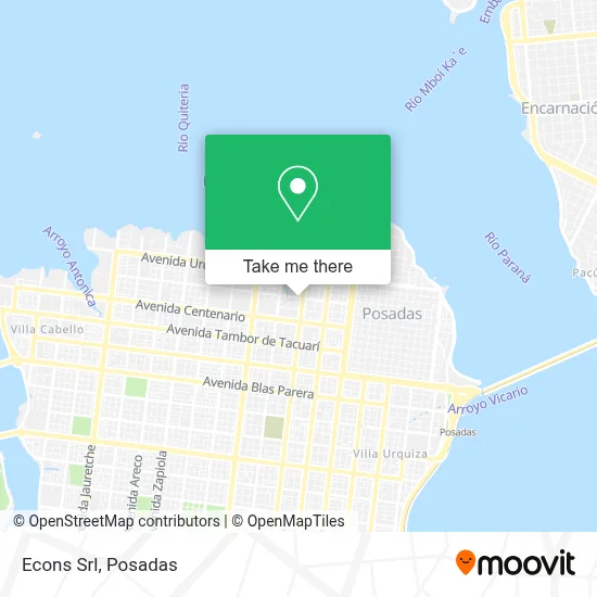 Econs Srl map