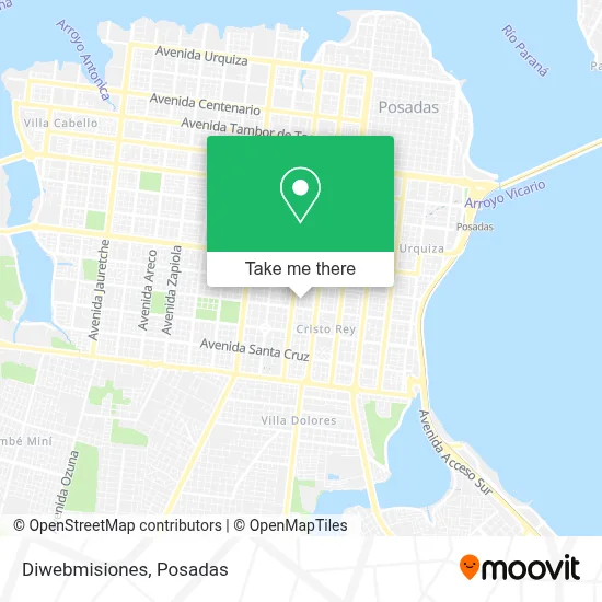 Diwebmisiones map
