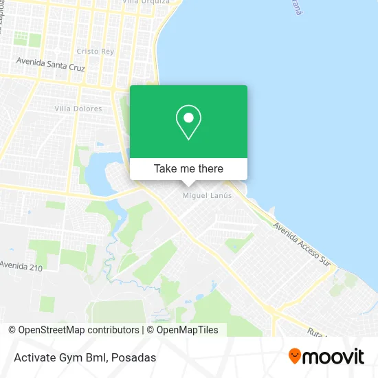 Activate Gym Bml map