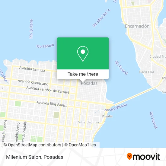Milenium Salon map