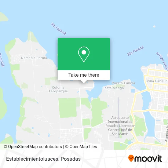 Establecimientoluaces map
