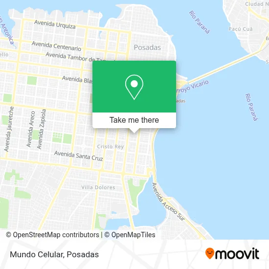 Mundo Celular map