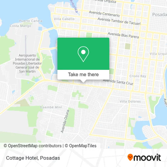 Cottage Hotel map