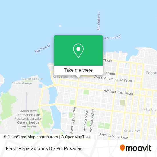 Flash Reparaciones De Pc map