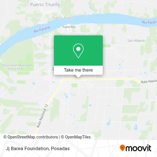 Jj Barea Foundation map