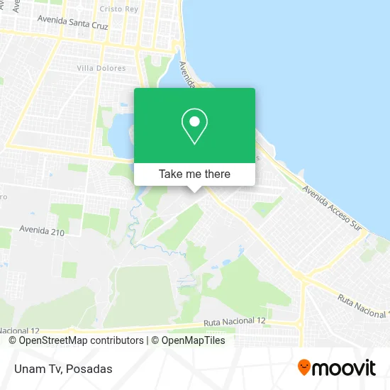 Unam Tv map