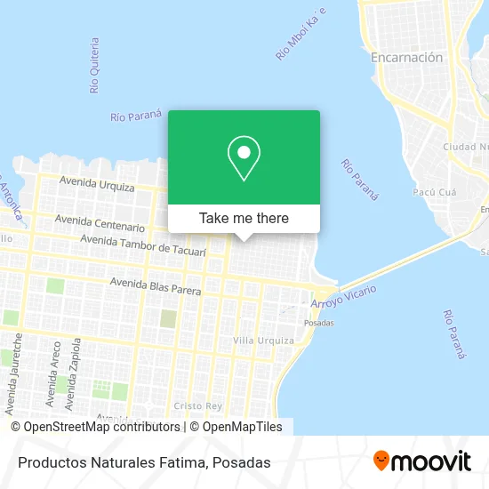 Productos Naturales Fatima map