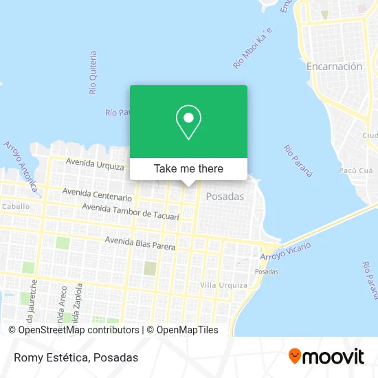 Romy Estética map