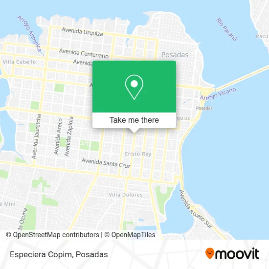 Especiera Copim map