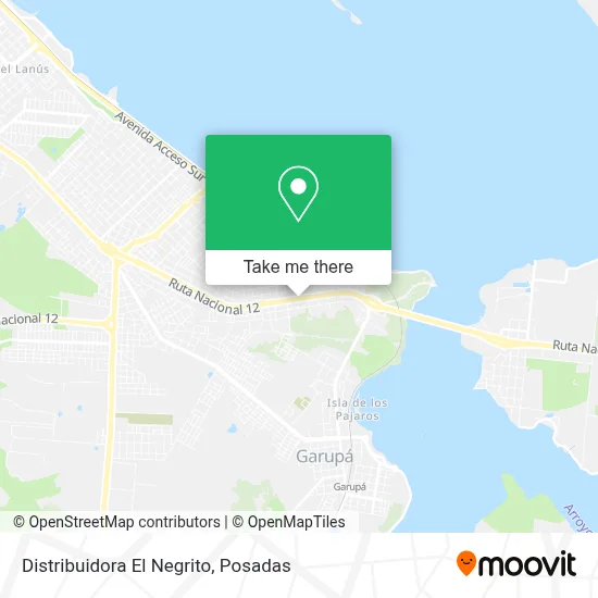 Distribuidora El Negrito map