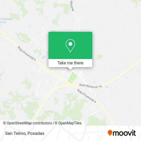 San Telmo map