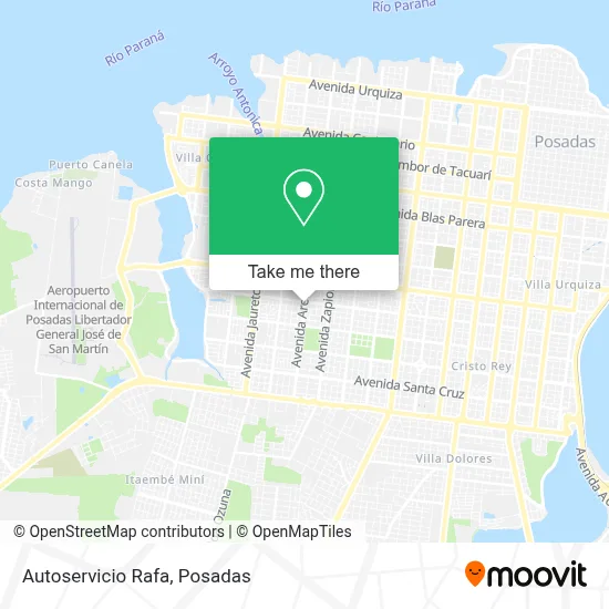 Autoservicio Rafa map