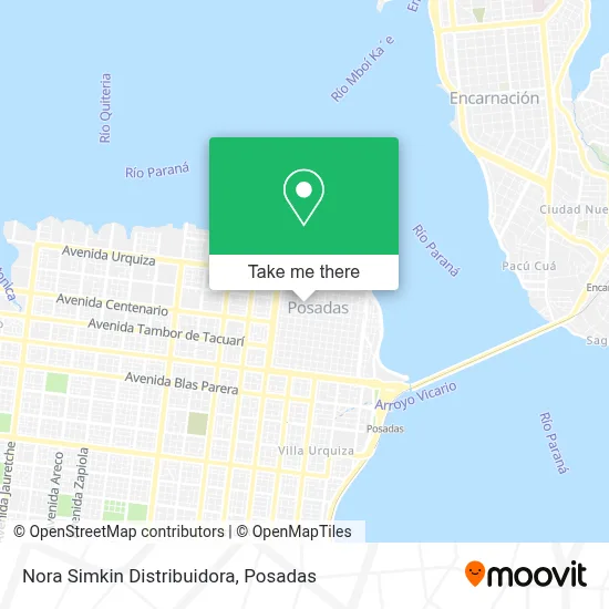Nora Simkin Distribuidora map