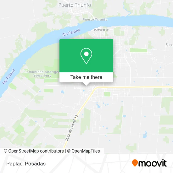 Paplac map