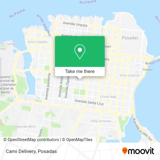 Cami Delivery map